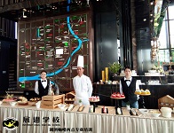 烘焙培训—2019年6月28日，越秀星汇楼盘开盘展翅西点学员户外实践(3)